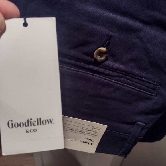 Goodfellow 30 x 30 Men's dress pants new with tags blue - Picture 2 of 3